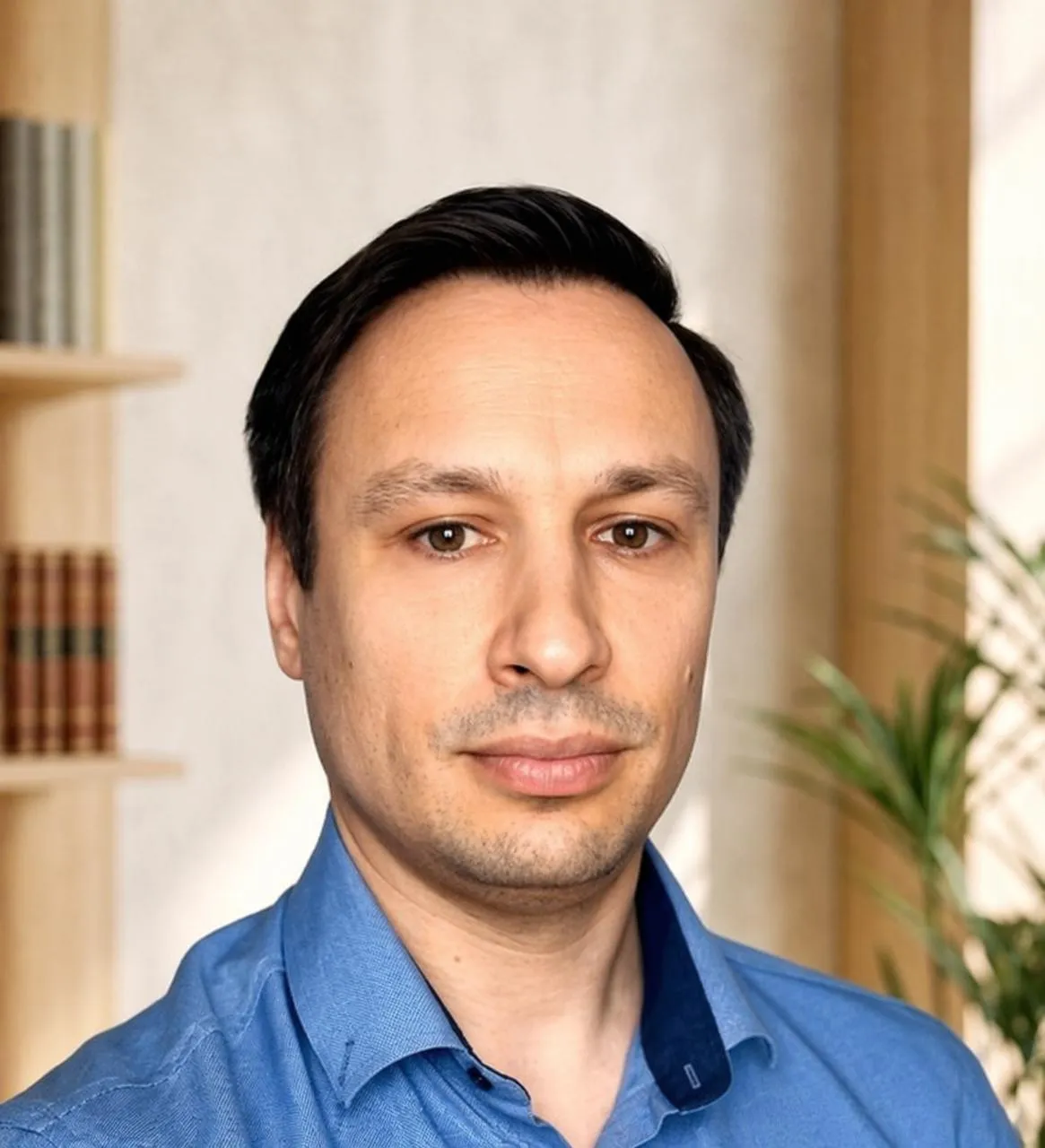 Portrait of Aleksandr Melostnoi